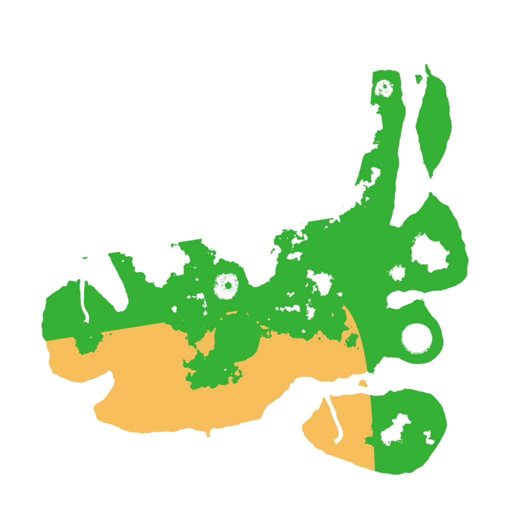 Biome Rust Map: Procedural Map, Size: 3000, Seed: 1225861714