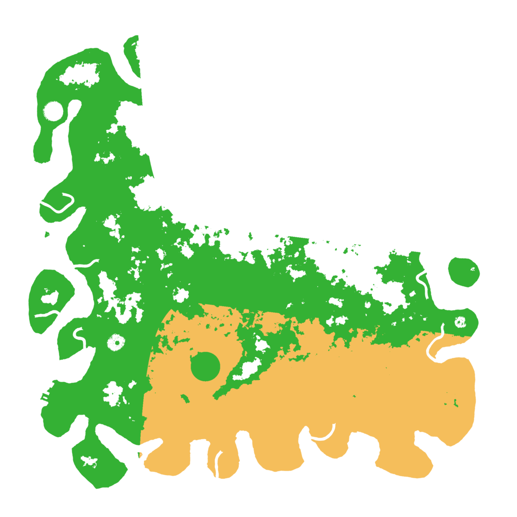 Biome Rust Map: Procedural Map, Size: 4650, Seed: 2147483645