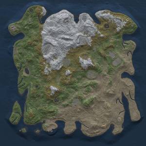 Thumbnail Rust Map: Procedural Map, Size: 4500, Seed: 955768586, 20 Monuments