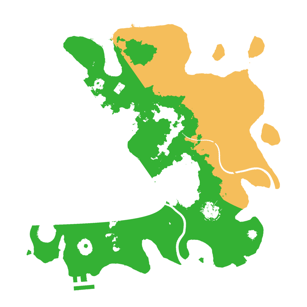 Biome Rust Map: Procedural Map, Size: 3000, Seed: 6913480