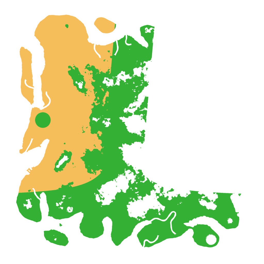 Biome Rust Map: Procedural Map, Size: 4500, Seed: 2113612429