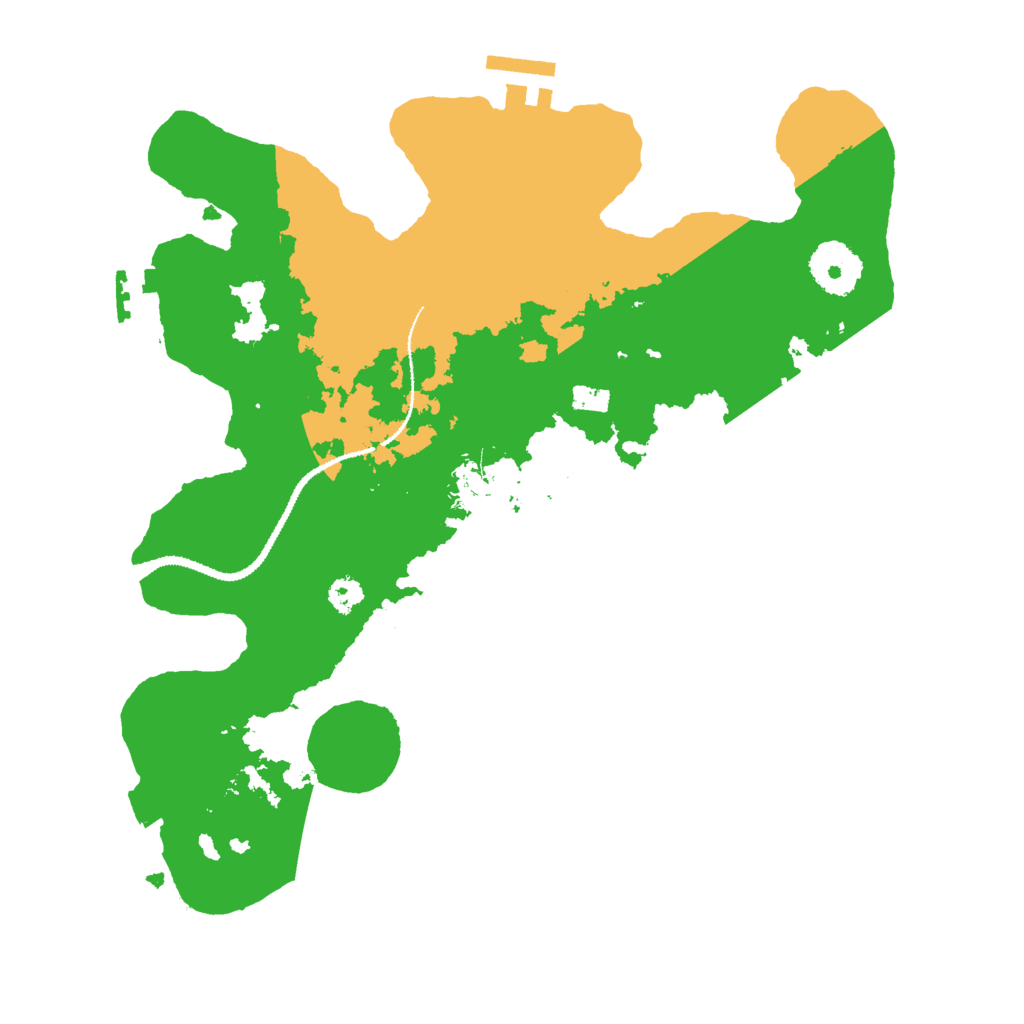 Biome Rust Map: Procedural Map, Size: 3000, Seed: 279427