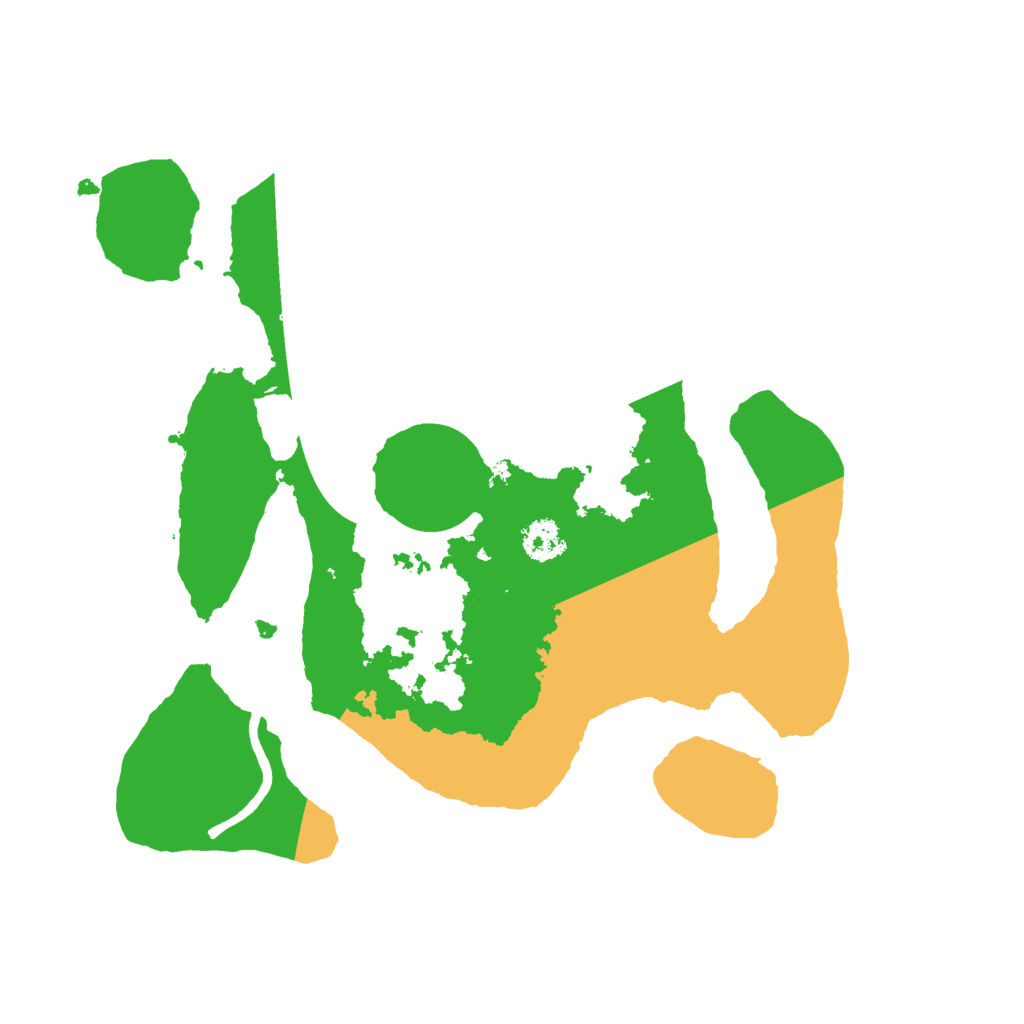 Biome Rust Map: Procedural Map, Size: 2500, Seed: 1217