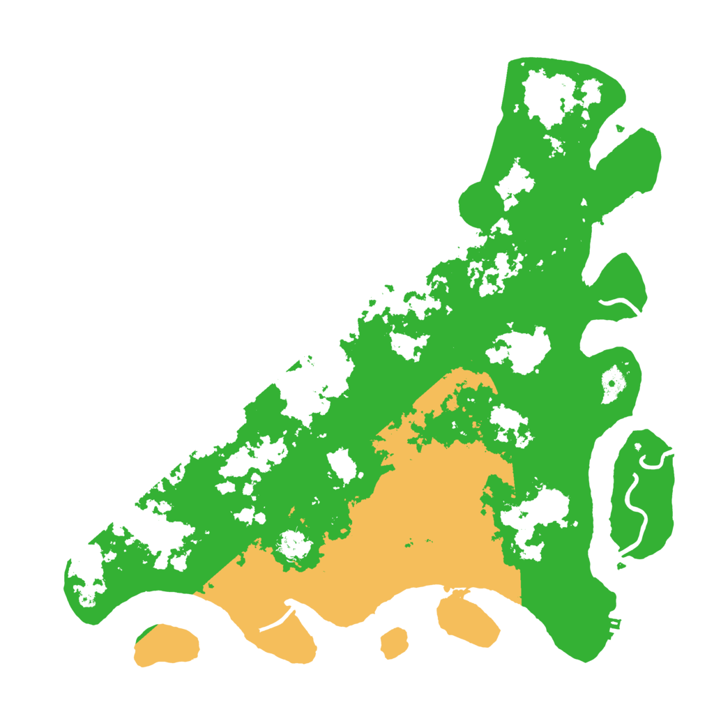Biome Rust Map: Procedural Map, Size: 4300, Seed: 1985119404