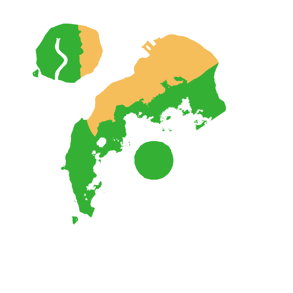 Biome Rust Map: Procedural Map, Size: 2000, Seed: 455353