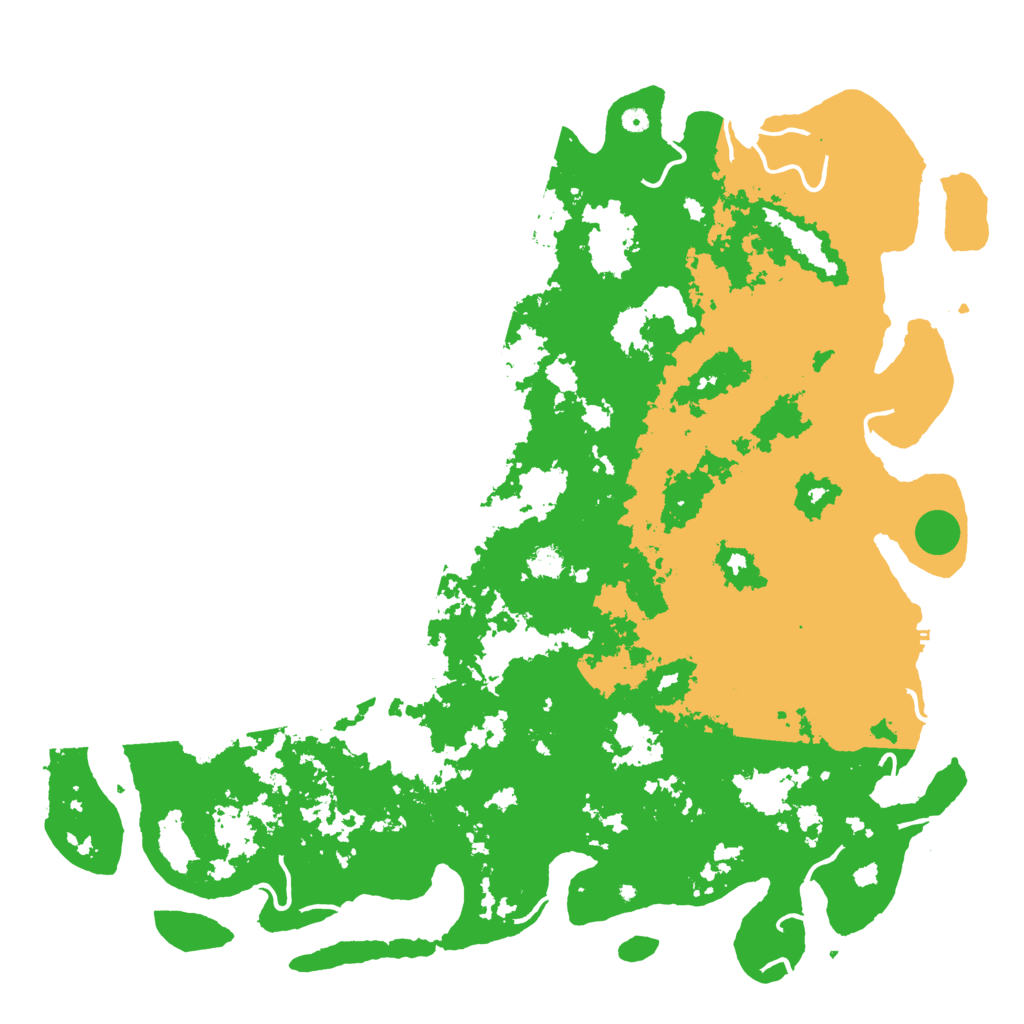 Biome Rust Map: Procedural Map, Size: 6000, Seed: 77777