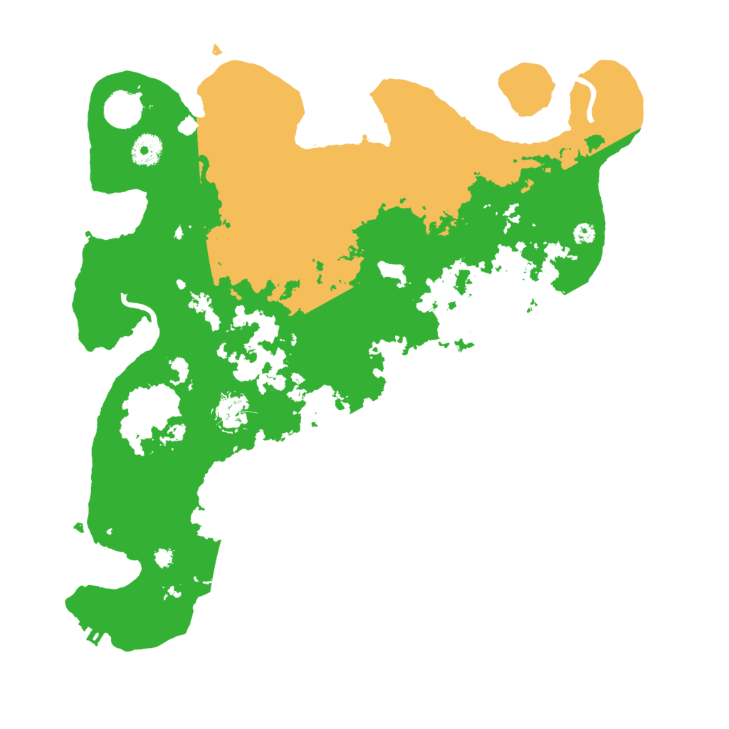 Biome Rust Map: Procedural Map, Size: 3500, Seed: 3653988