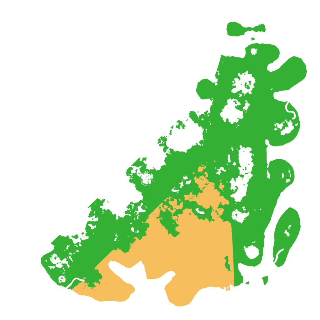 Biome Rust Map: Procedural Map, Size: 4500, Seed: 5436