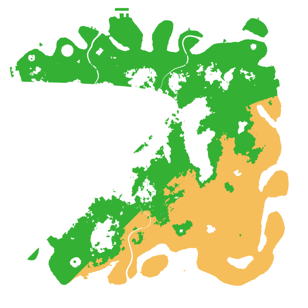 Biome Rust Map: Procedural Map, Size: 4500, Seed: 1248