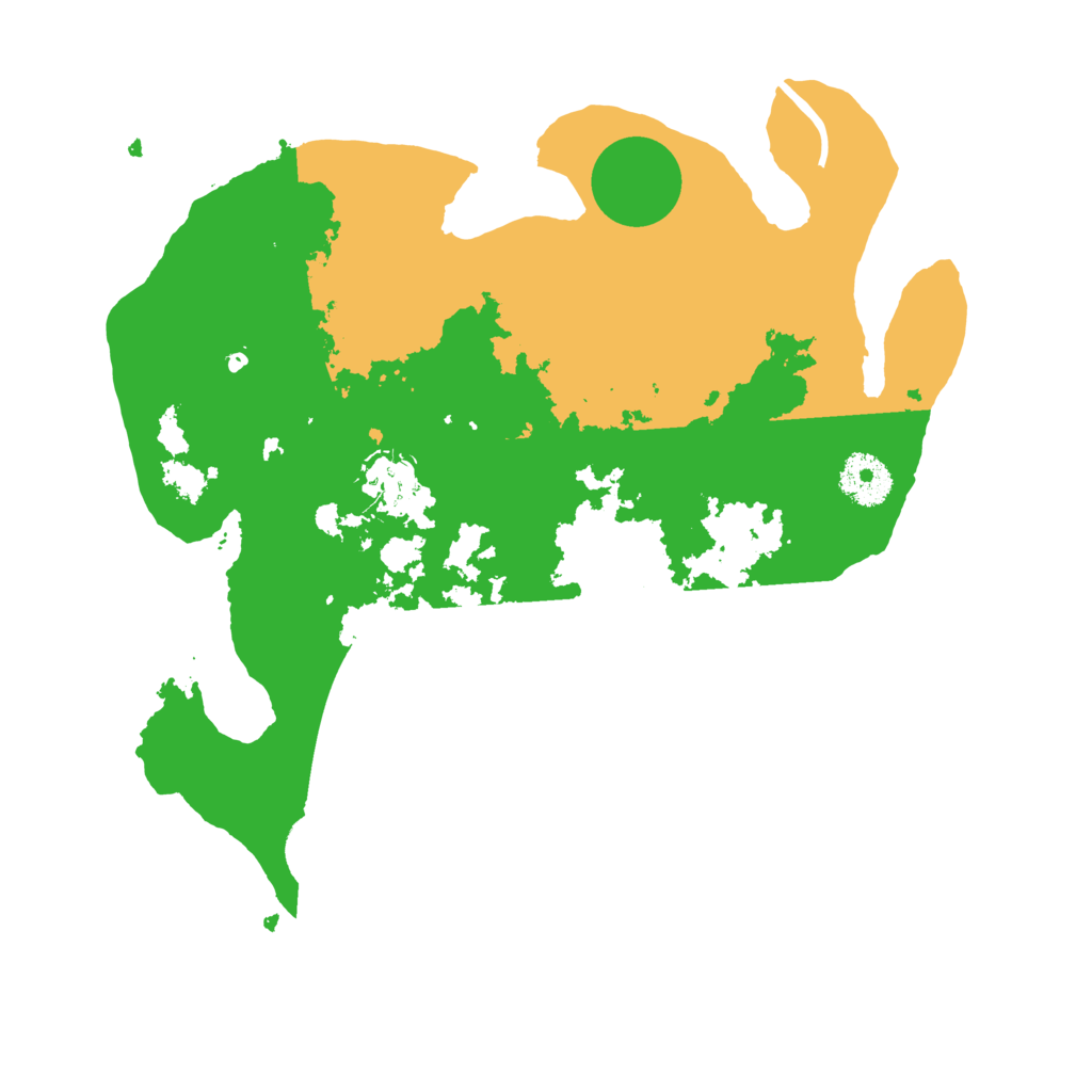 Biome Rust Map: Procedural Map, Size: 3200, Seed: 1104