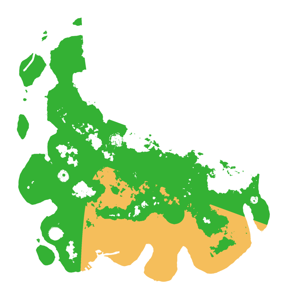 Biome Rust Map: Procedural Map, Size: 4000, Seed: 57876