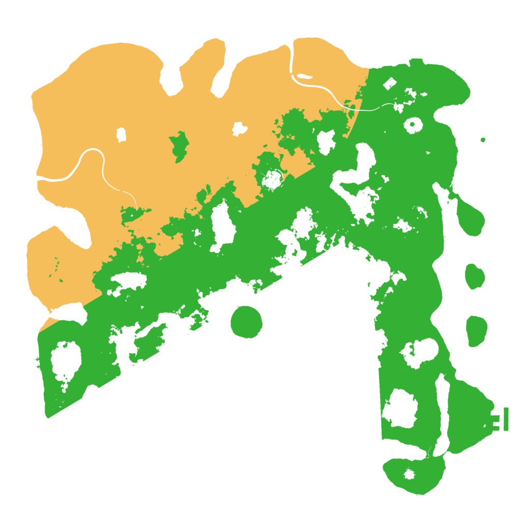 Biome Rust Map: Procedural Map, Size: 4500, Seed: 648120