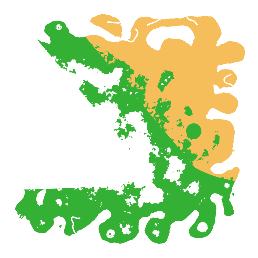 Biome Rust Map: Procedural Map, Size: 4500, Seed: 67455