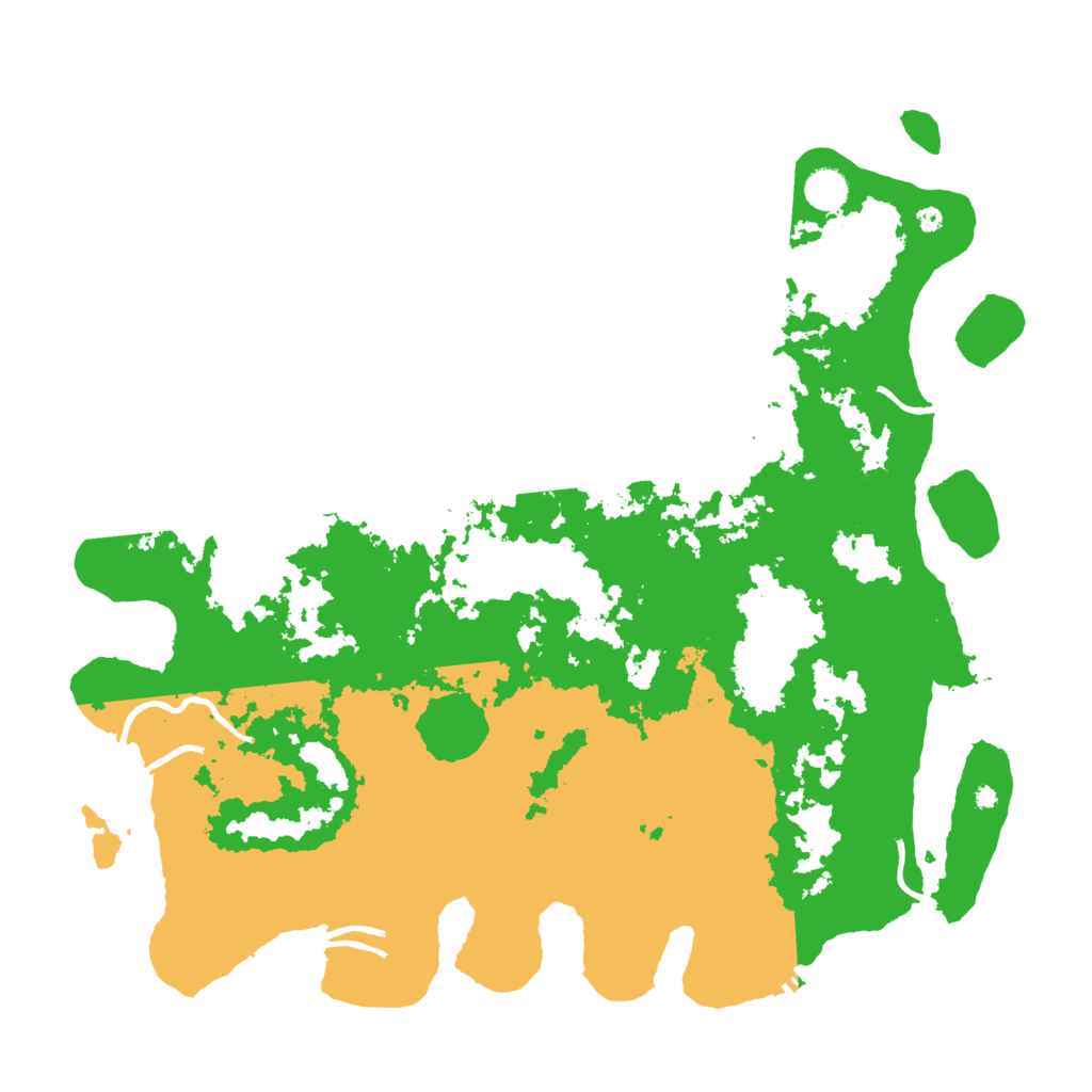 Biome Rust Map: Procedural Map, Size: 4500, Seed: 781215619