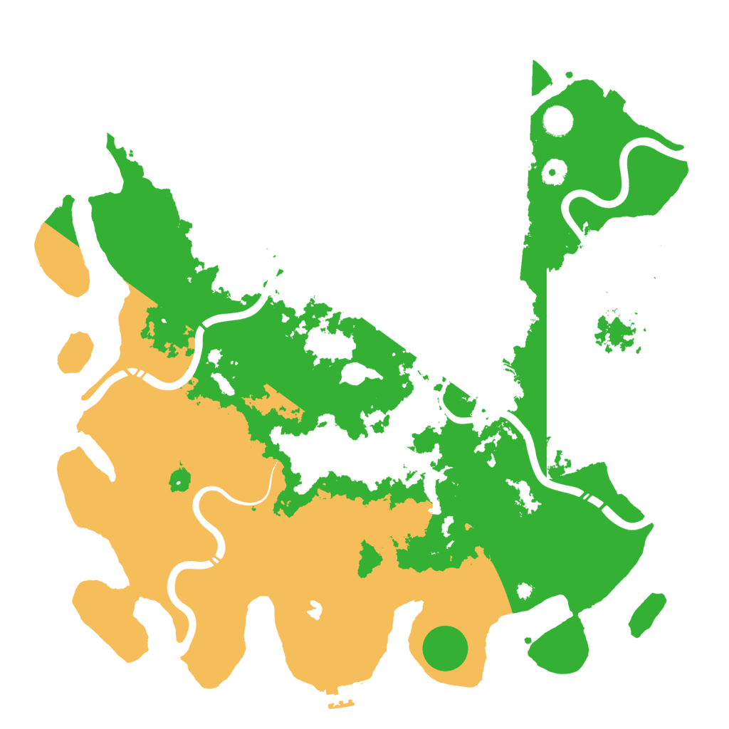 Biome Rust Map: Procedural Map, Size: 4250, Seed: 315232492