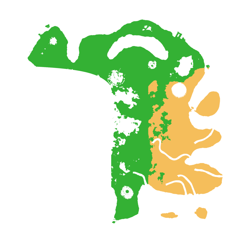 Biome Rust Map: Procedural Map, Size: 3000, Seed: 42976