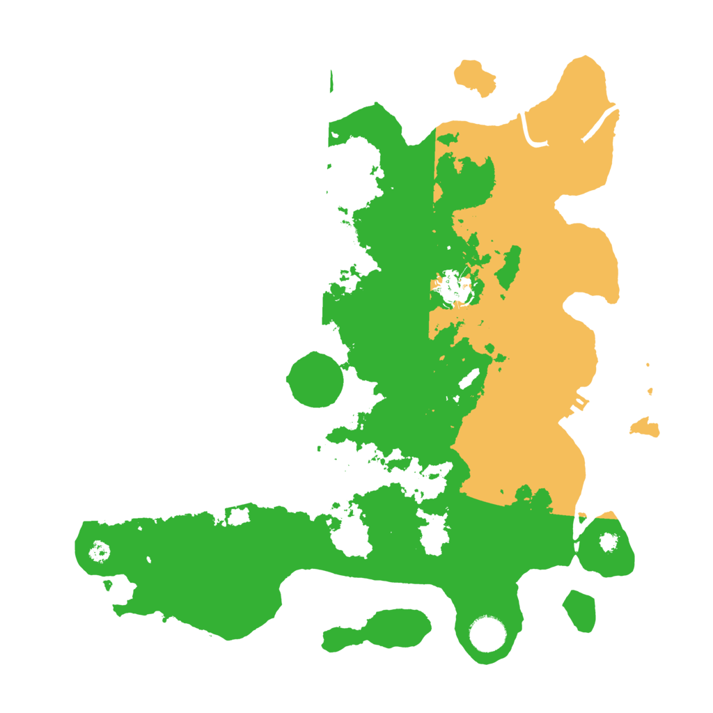 Biome Rust Map: Procedural Map, Size: 3500, Seed: 42013