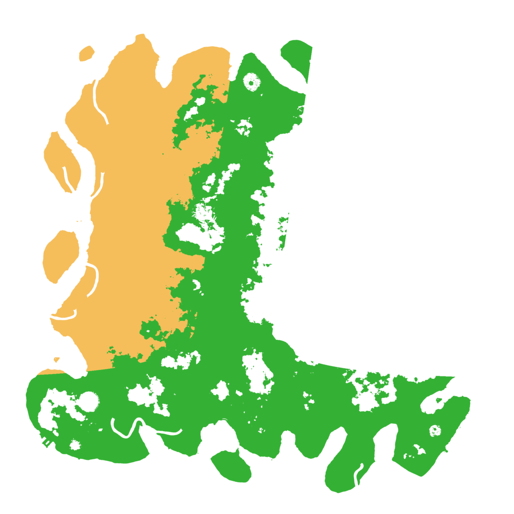 Biome Rust Map: Procedural Map, Size: 4500, Seed: 1539831198