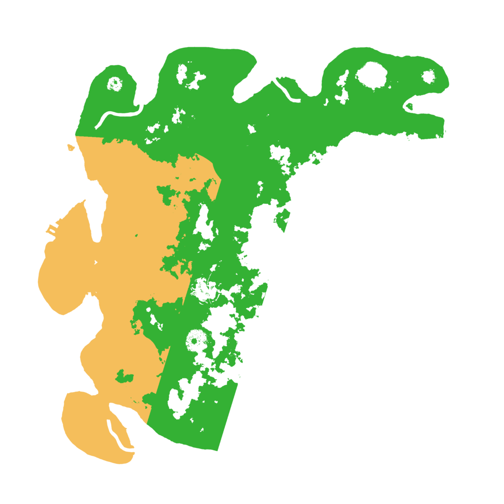 Biome Rust Map: Procedural Map, Size: 3500, Seed: 4902550