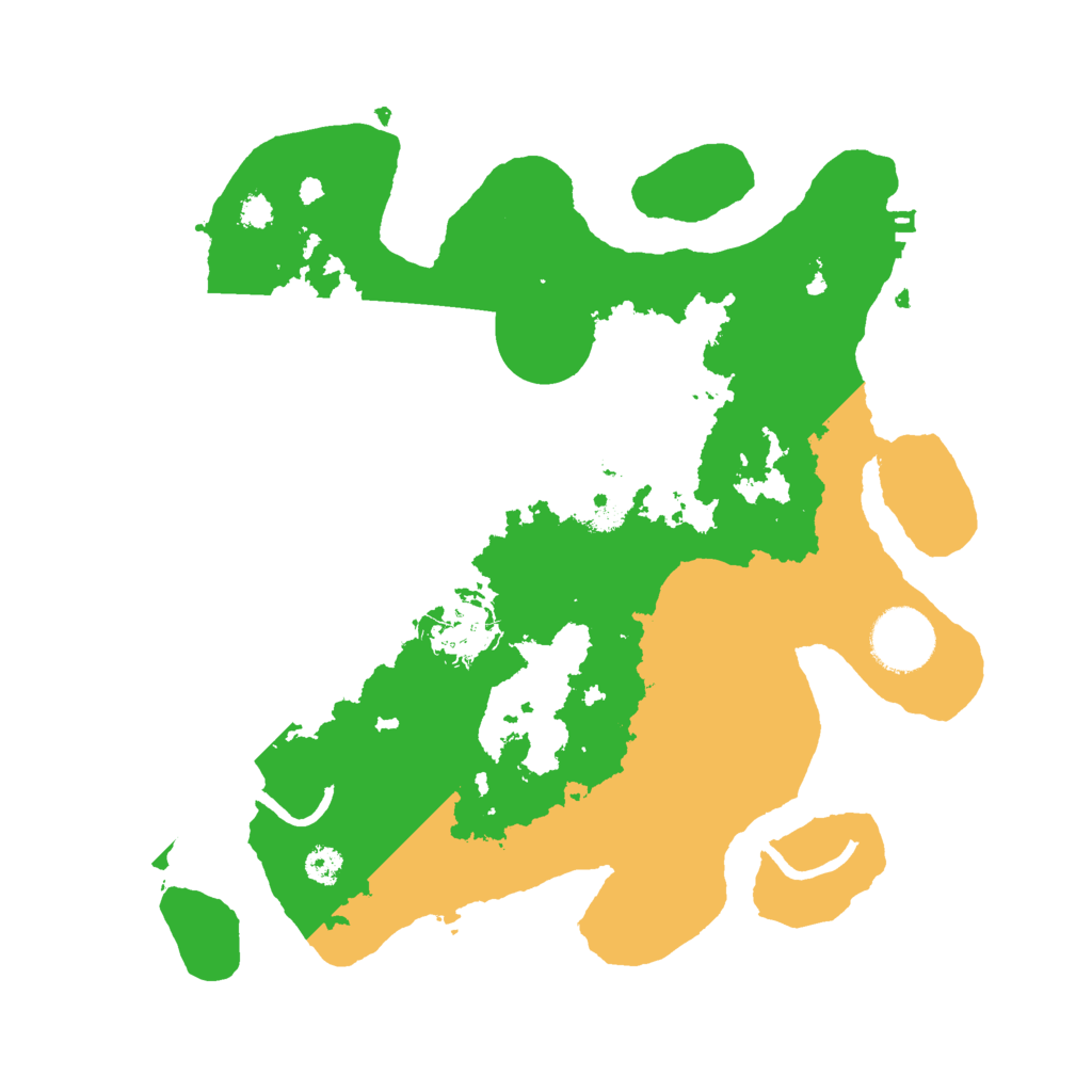 Biome Rust Map: Procedural Map, Size: 3000, Seed: 1248