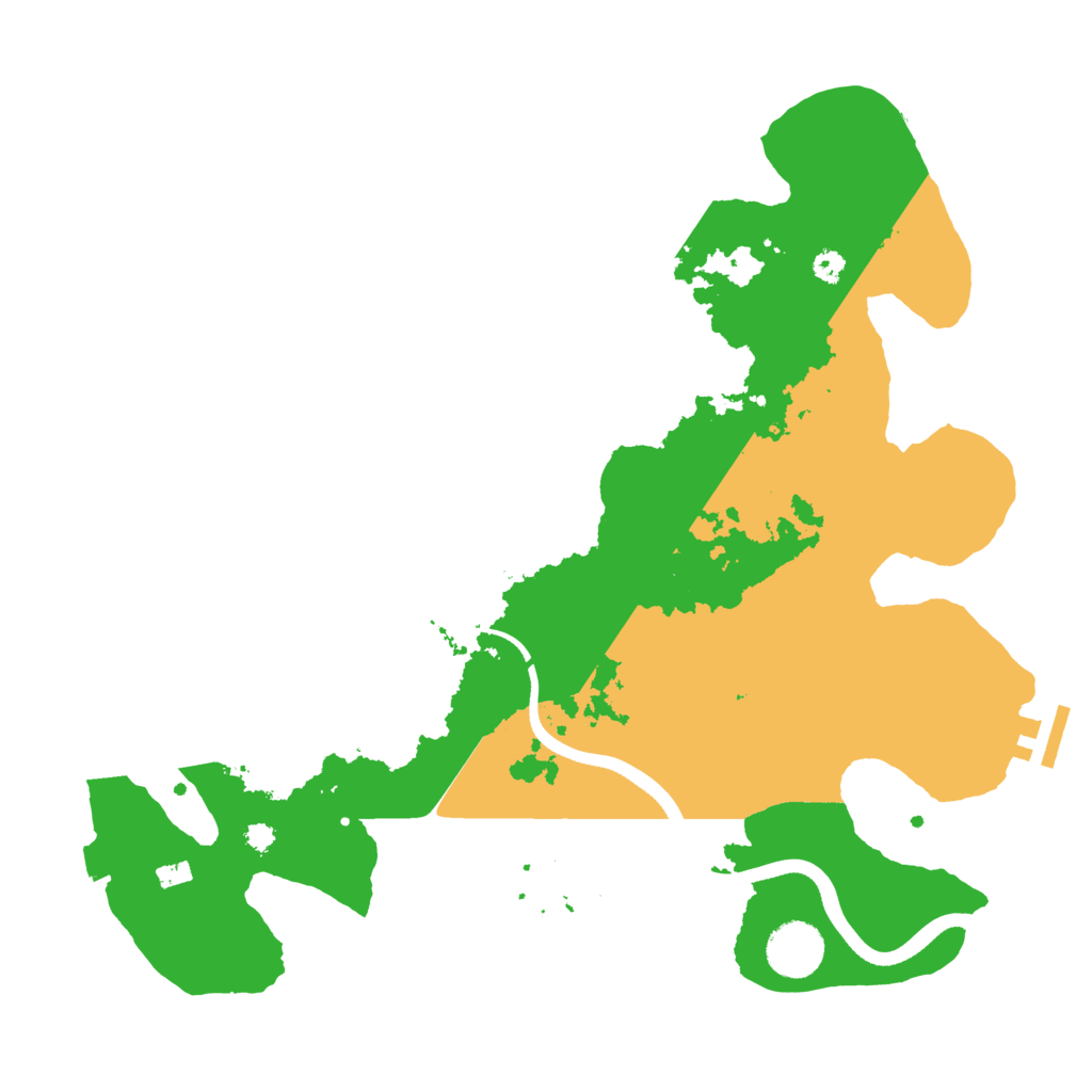 Biome Rust Map: Procedural Map, Size: 3500, Seed: 17206049