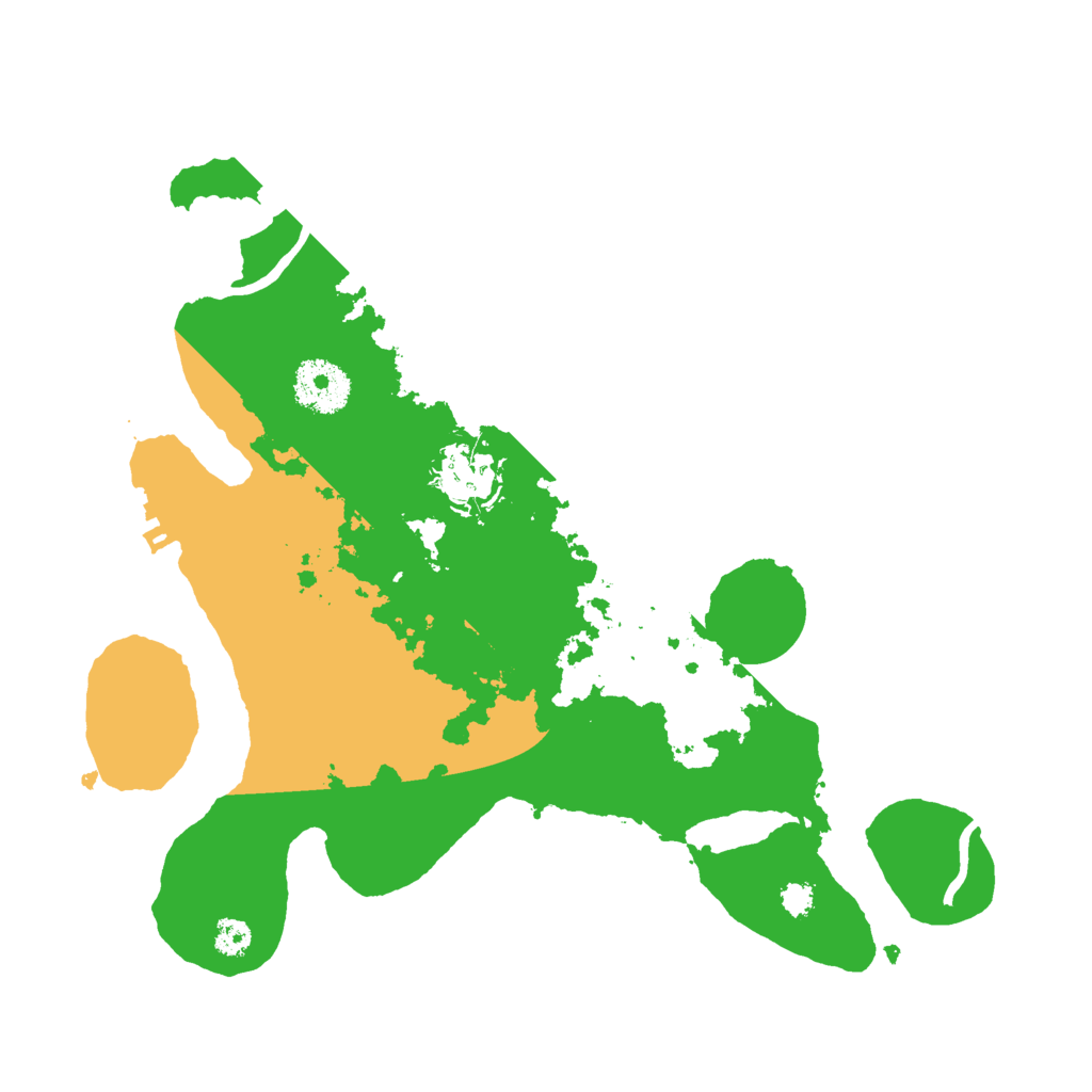 Biome Rust Map: Procedural Map, Size: 3000, Seed: 2043173469