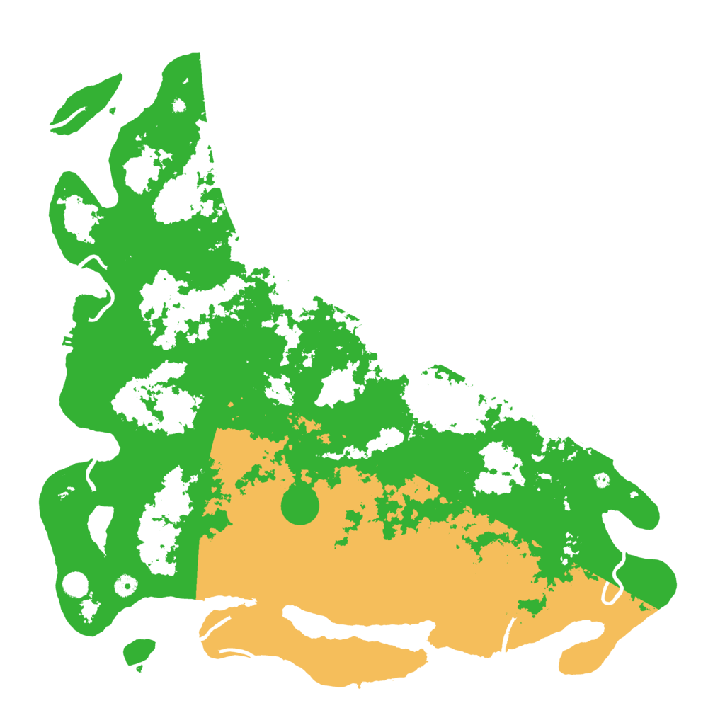 Biome Rust Map: Procedural Map, Size: 5000, Seed: 232257892