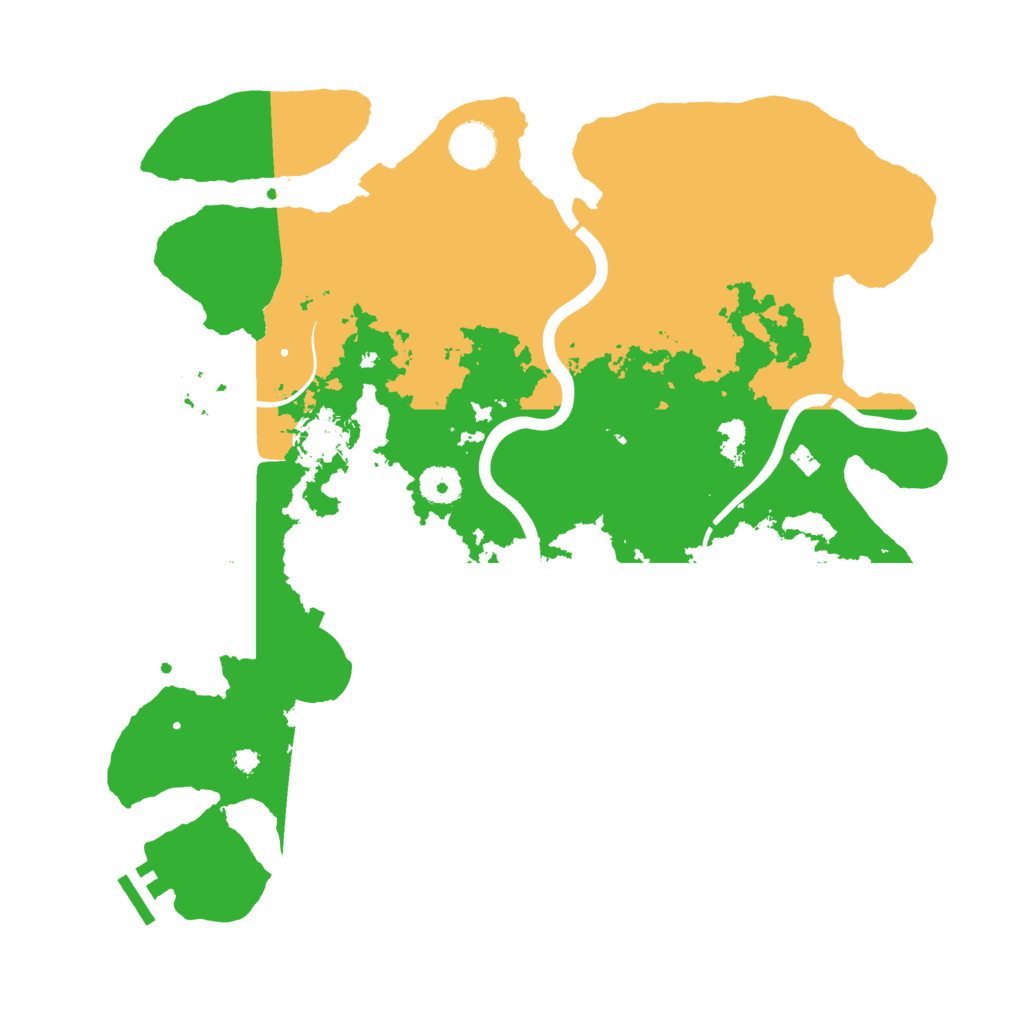 Biome Rust Map: Procedural Map, Size: 3800, Seed: 7777777