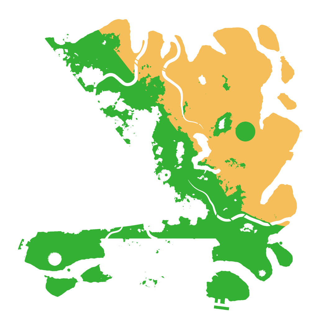 Biome Rust Map: Procedural Map, Size: 4250, Seed: 167658319