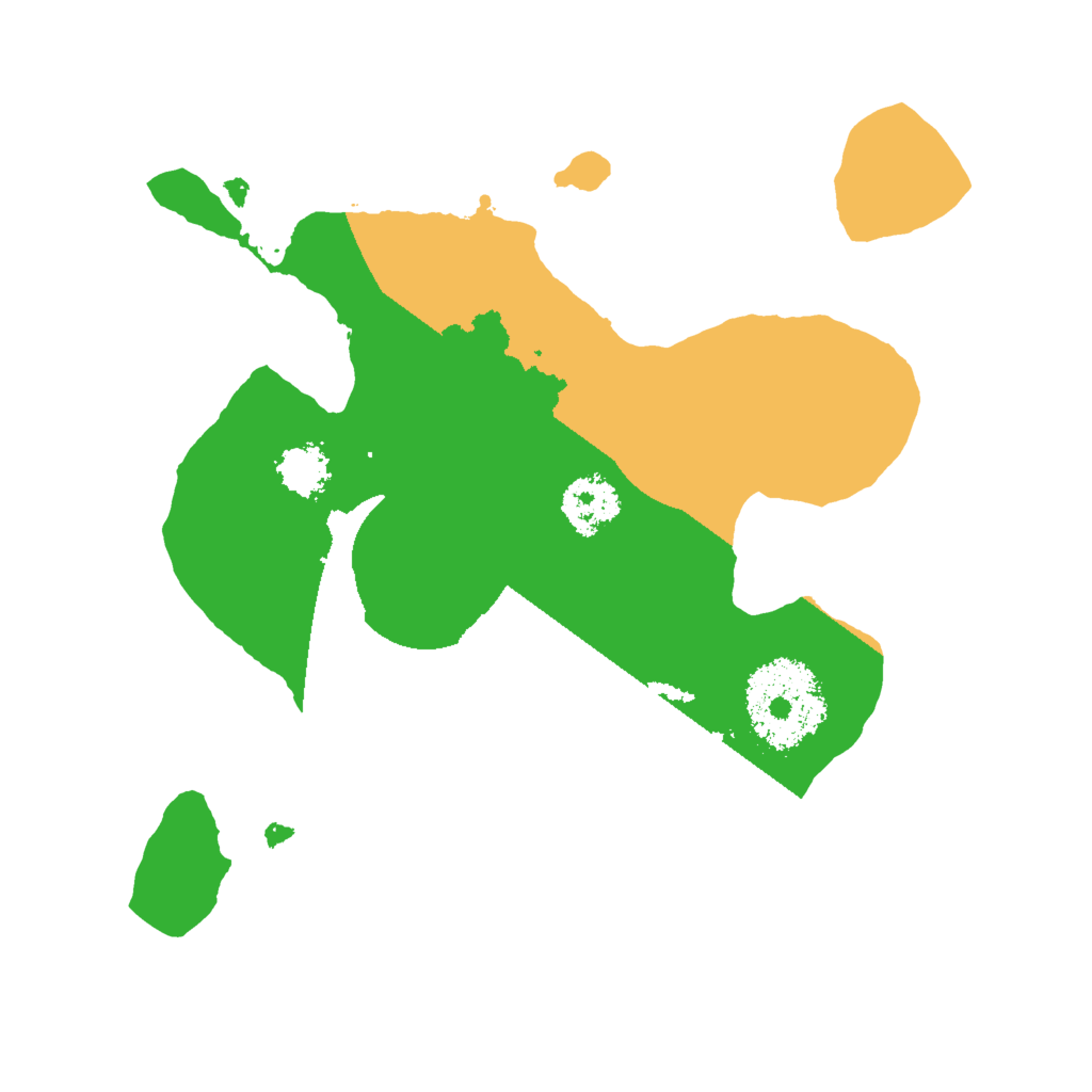 Biome Rust Map: Procedural Map, Size: 2000, Seed: 1849054