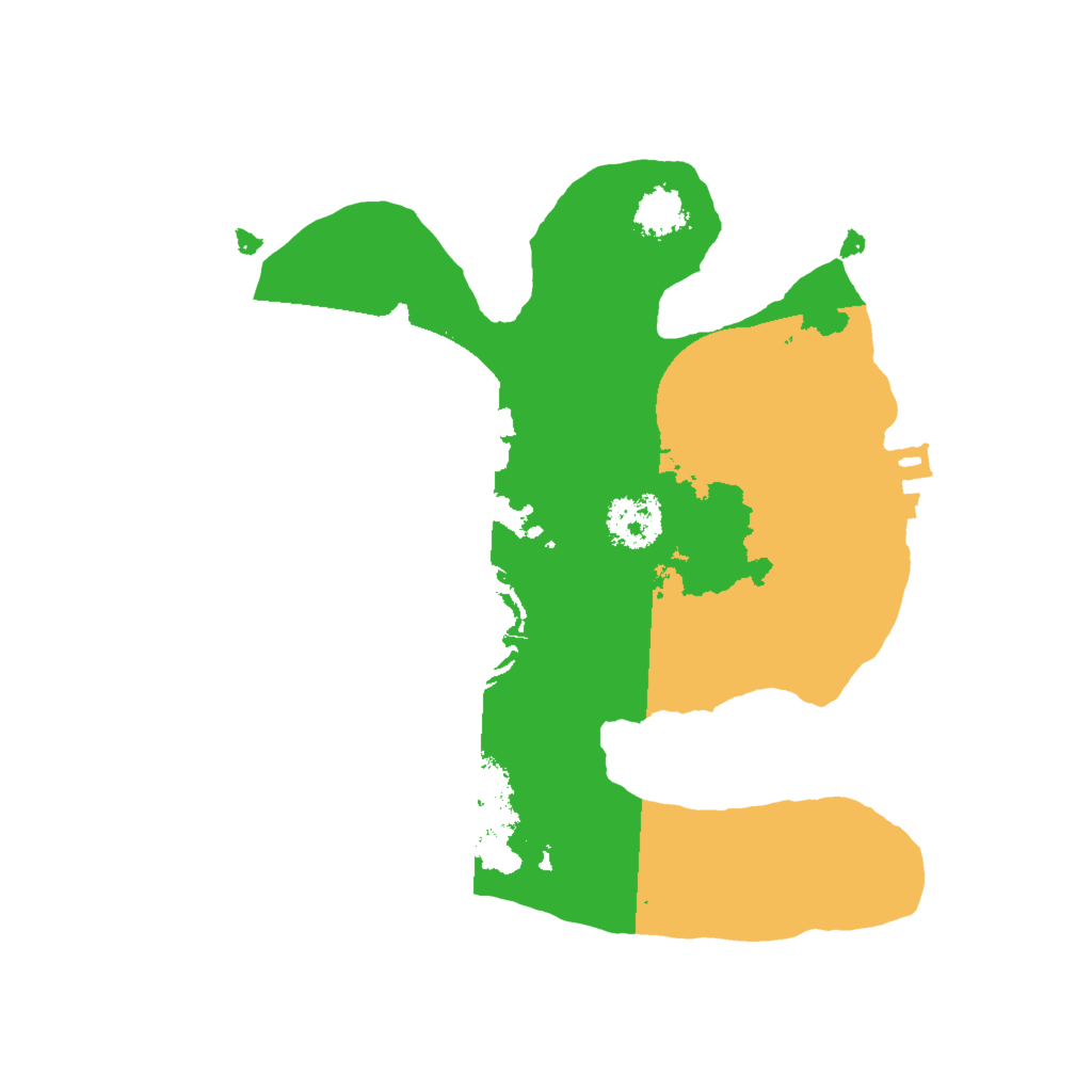 Biome Rust Map: Procedural Map, Size: 2000, Seed: 5138008