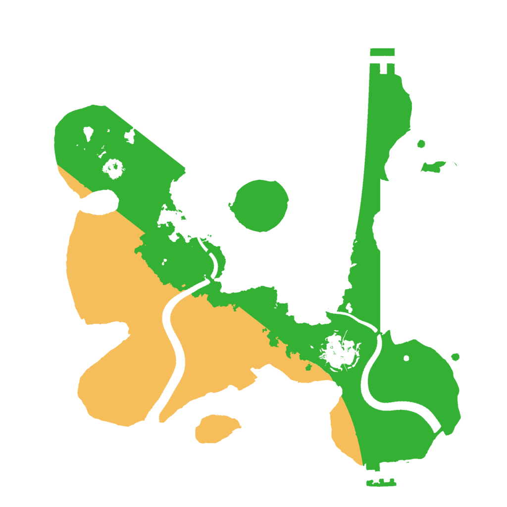 Biome Rust Map: Procedural Map, Size: 2600, Seed: 236712