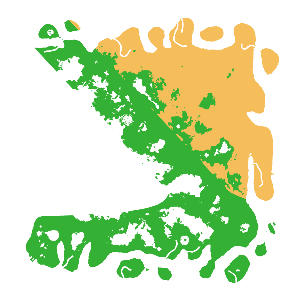 Biome Rust Map: Procedural Map, Size: 4800, Seed: 197020