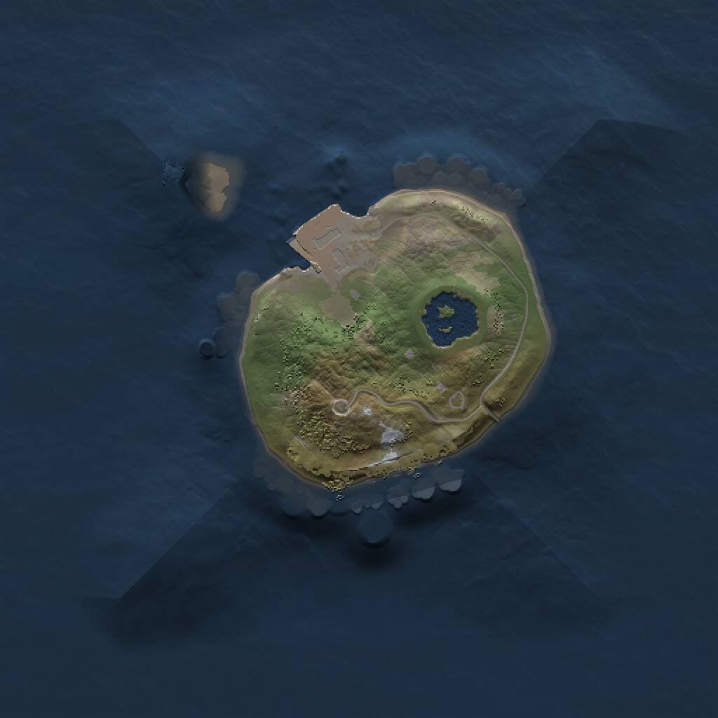 Rust Map: Procedural Map, Size: 1339, Seed: 1338, 1 Monuments