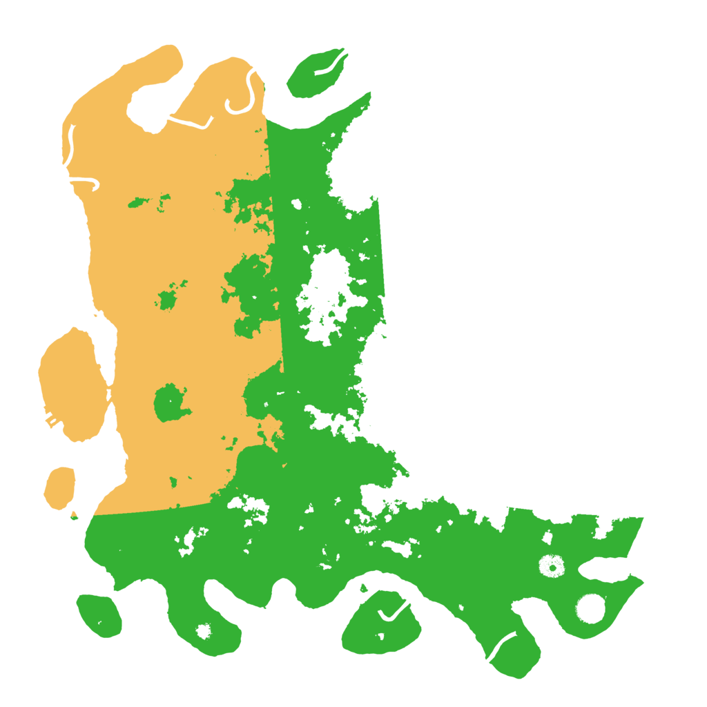 Biome Rust Map: Procedural Map, Size: 4300, Seed: 1299487886