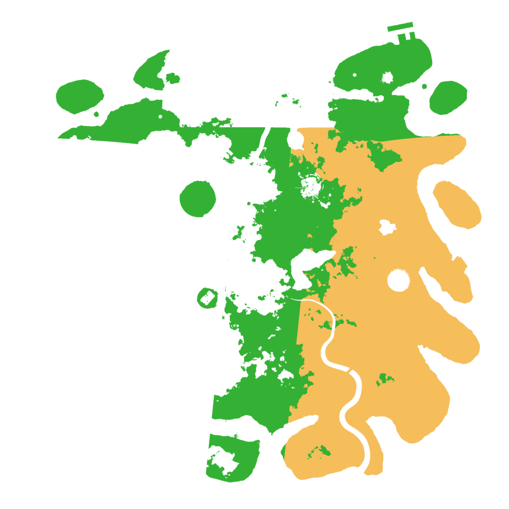 Biome Rust Map: Procedural Map, Size: 4000, Seed: 18128119