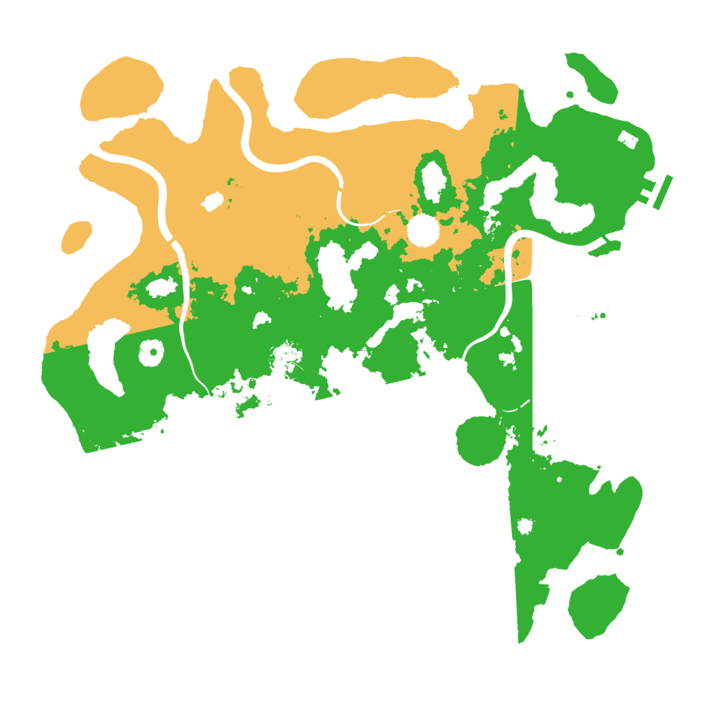 Biome Rust Map: Procedural Map, Size: 4000, Seed: 105592