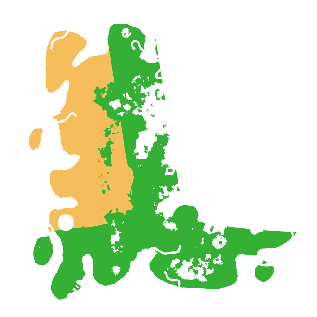 Biome Rust Map: Procedural Map, Size: 3500, Seed: 48869568