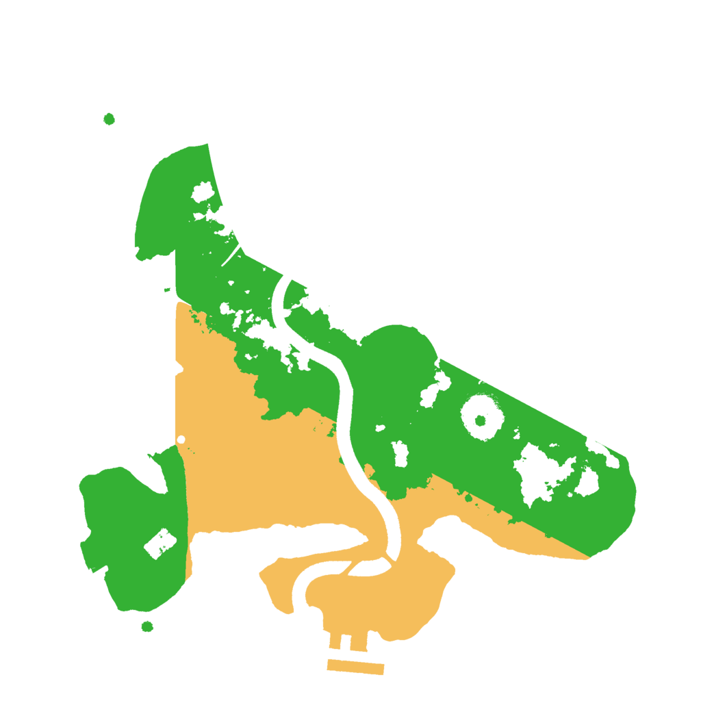 Biome Rust Map: Procedural Map, Size: 2500, Seed: 365320036