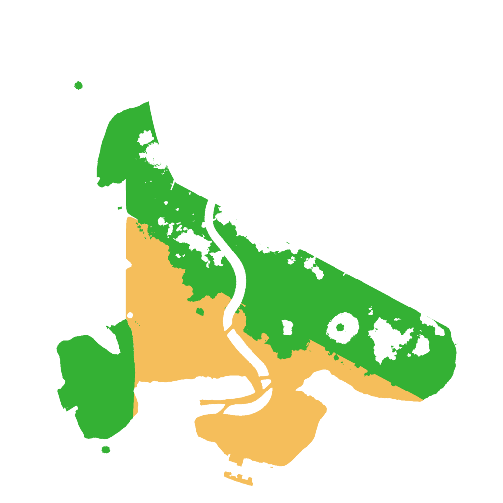 Biome Rust Map: Procedural Map, Size: 2500, Seed: 365320036
