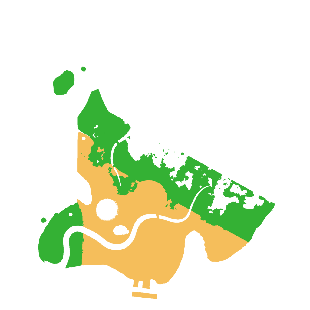 Biome Rust Map: Procedural Map, Size: 2500, Seed: 1287438151