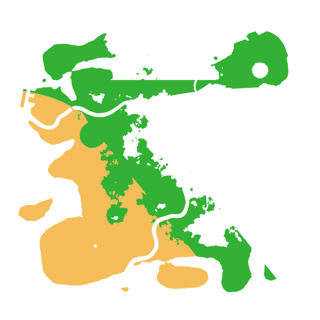 Biome Rust Map: Procedural Map, Size: 3555, Seed: 1337