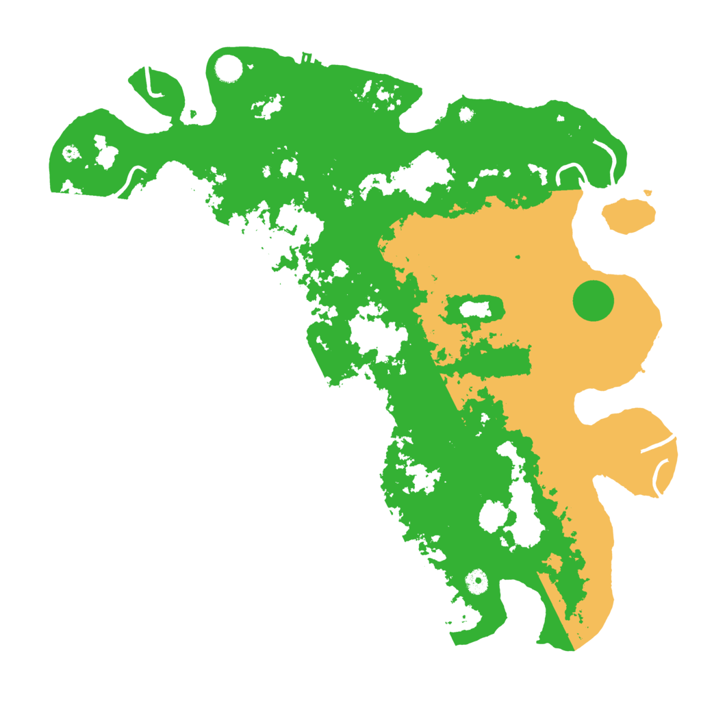 Biome Rust Map: Procedural Map, Size: 4500, Seed: 864287804