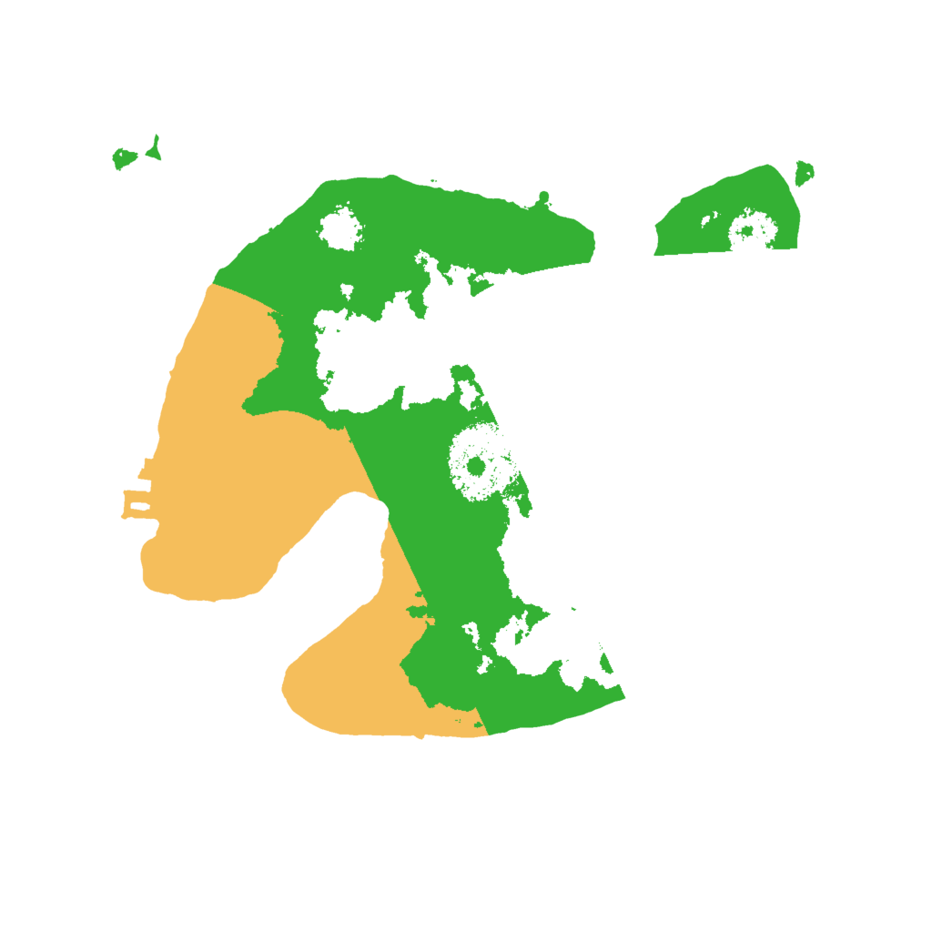 Biome Rust Map: Procedural Map, Size: 2000, Seed: 2920