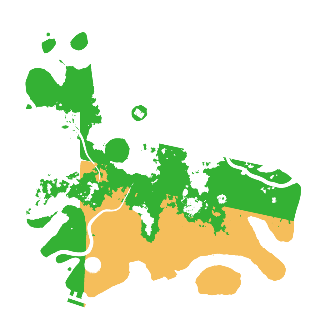 Biome Rust Map: Procedural Map, Size: 3500, Seed: 1116854582