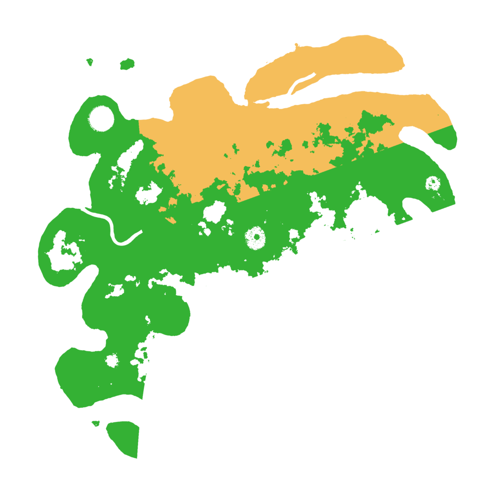 Biome Rust Map: Procedural Map, Size: 3500, Seed: 732486928