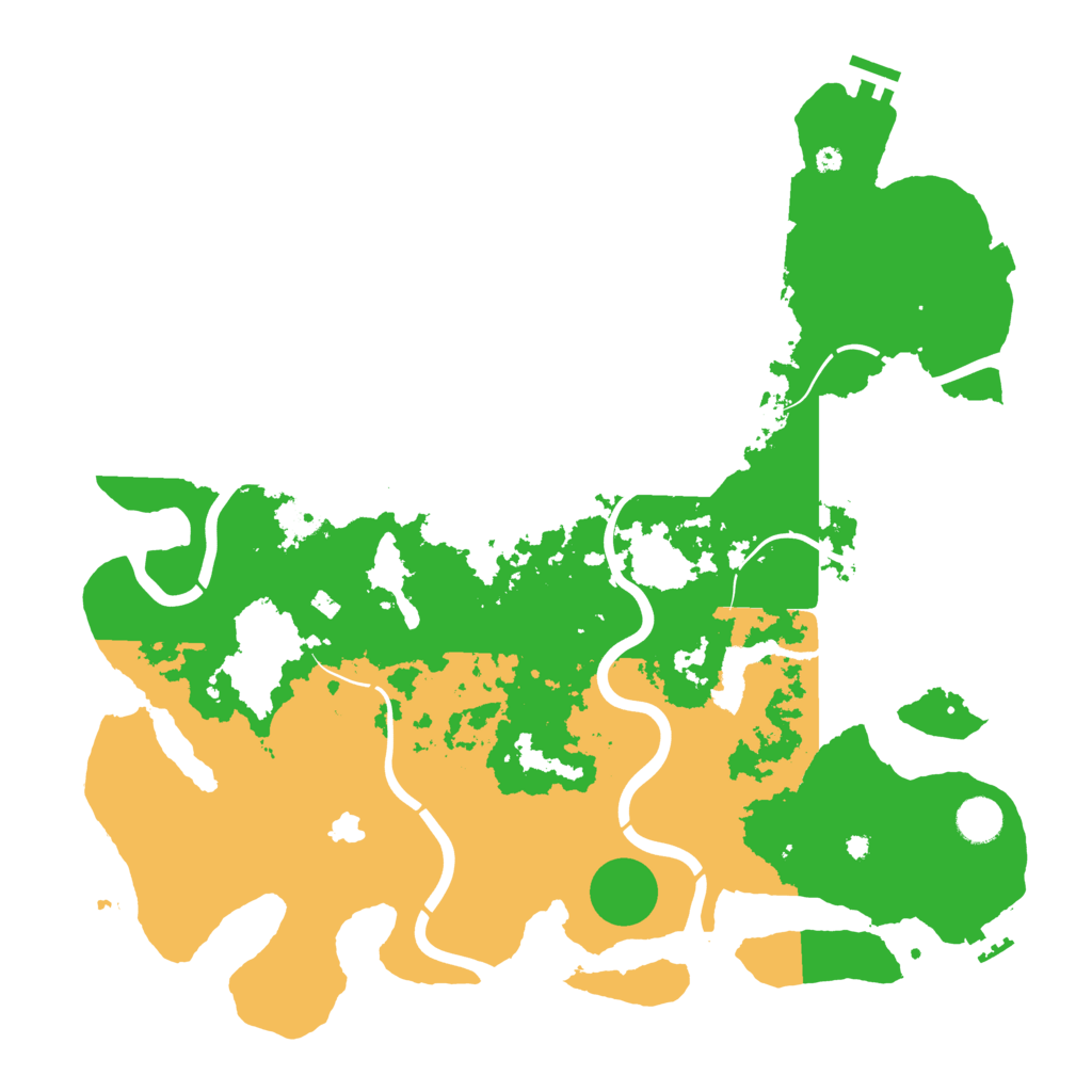 Biome Rust Map: Procedural Map, Size: 4250, Seed: 689732790