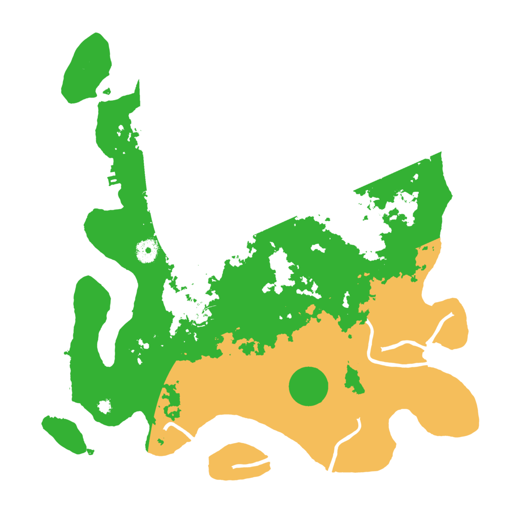 Biome Rust Map: Procedural Map, Size: 3500, Seed: 896818221