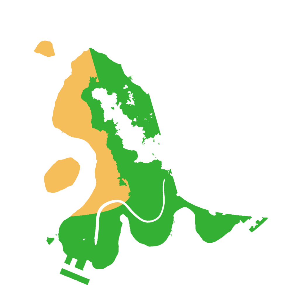 Biome Rust Map: Procedural Map, Size: 2000, Seed: 1382080994