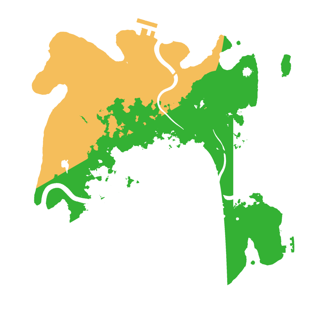 Biome Rust Map: Procedural Map, Size: 3000, Seed: 9850641
